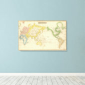 Grafiek 2 van Mercator Canvas Afdruk (Insitu (Houten vloer))