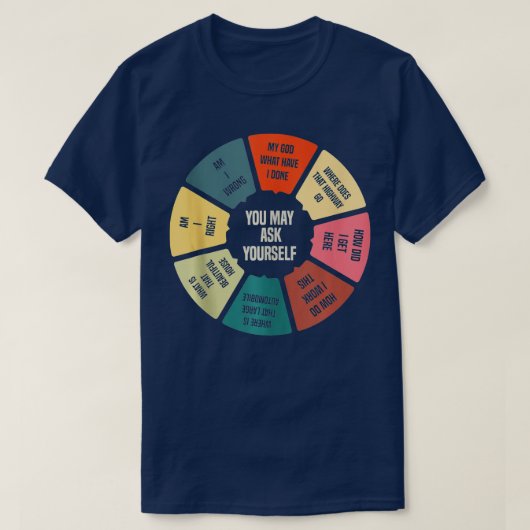 Grafiek 80s Muziekretro Lyrics Pie die u aan uw vr T-shirt (Design voorkant)