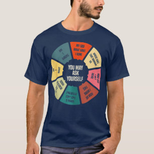 Grafiek 80s Muziekretro Lyrics Pie die u aan uw vr T-shirt
