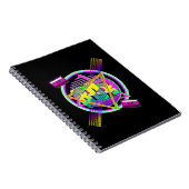 GRAFIEK 80S RETRO STIJL NOTITIEBOEK (Rechterzijde)