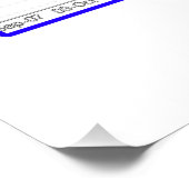 Grafiek aandelenmarkt perfect poster (Hoek)