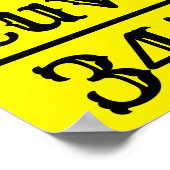 Grafiek Alfabet en Numeriek Poster (Hoek)