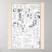 Grafiek Antiek optische instrumenten Poster (Voorkant)