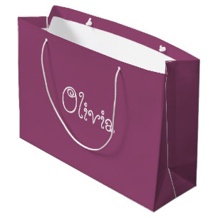 Grafiek Baby shower Gift Bag Groot Cadeauzakje