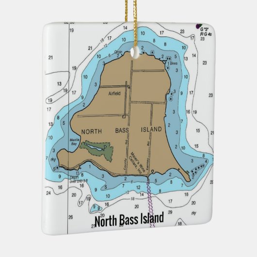 Grafiek bij het meer van het noordpoolgebied keramisch ornament (Rechts)