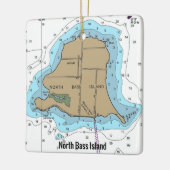 Grafiek bij het meer van het noordpoolgebied keramisch ornament (Links)