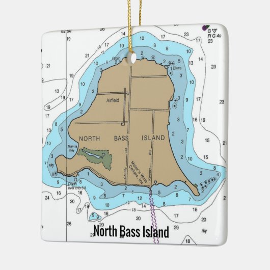 Grafiek bij het meer van het noordpoolgebied keramisch ornament (Links)