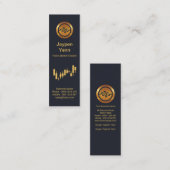 Grafiek Blauwe Legance beurs Mini Visitekaartje (Voorkant / Achterkant)