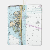 Grafiek Caca Beach FL Keramisch Ornament (Links)