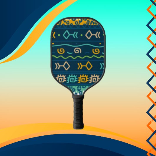 Grafiek en geometrie van vis pickleball paddle