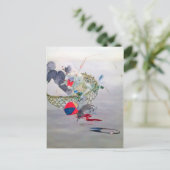 Grafiek en muis, Watanabe Seitei Briefkaart (Staand voorkant)