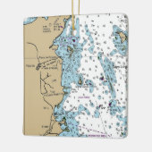 Grafiek Fajardo Puerto Rico Keramisch Ornament (Links)