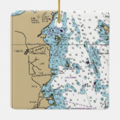 Grafiek Fajardo Puerto Rico Keramisch Ornament (Achterkant)