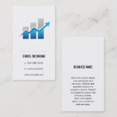 Grafiek Financiële balk Visitekaartje (Voorkant / Achterkant)