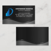 Grafiek Financiering grafiek | Metaalgolf Visitekaartje (Voorkant / Achterkant)