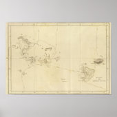 Grafiek Friendly Islands Poster (Voorkant)