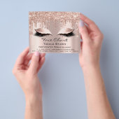 Grafiek Genderneutrale cosmetoloog Makeup Art Flyer (Hand)