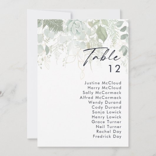 Grafiek grijs- en goudbladtabelnummer (Voorkant)