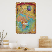 Grafiek Hamitic, Shemitic and Japheth Poster (Keuken)