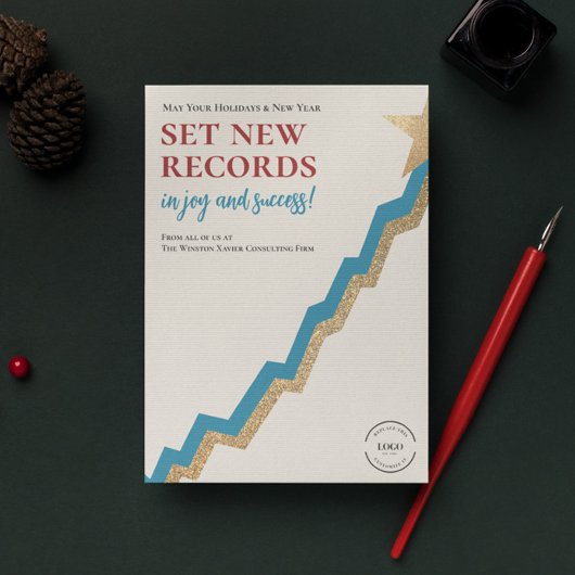 Grafiek Kerstboom logo Creative Corporate Feestdagenkaart