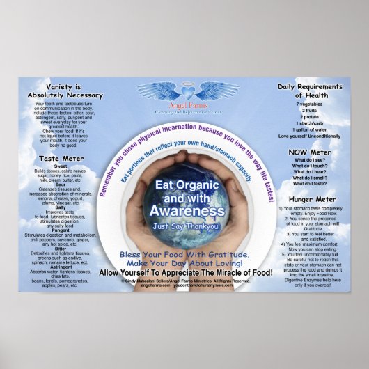 Grafiek levensmiddelenbewustzijn poster (Voorkant)