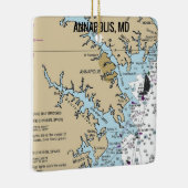 Grafiek MD van Annapolis Keramisch Ornament (Rechts)