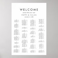 Grafiek met alfabetische afmetingen voor grafische