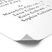 Grafiek met alfabetische scènes voor calligrafie poster (Hoek)