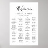 Grafiek met alfabetische scènes voor calligrafie poster (Voorkant)