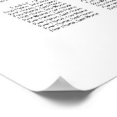 Grafiek met briefterende cabine poster (Hoek)