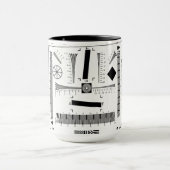 Grafiek met camera-test mok (Midden)