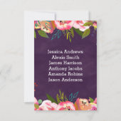 Grafiek met chic Wedding Table Number Kaart (Achterkant)