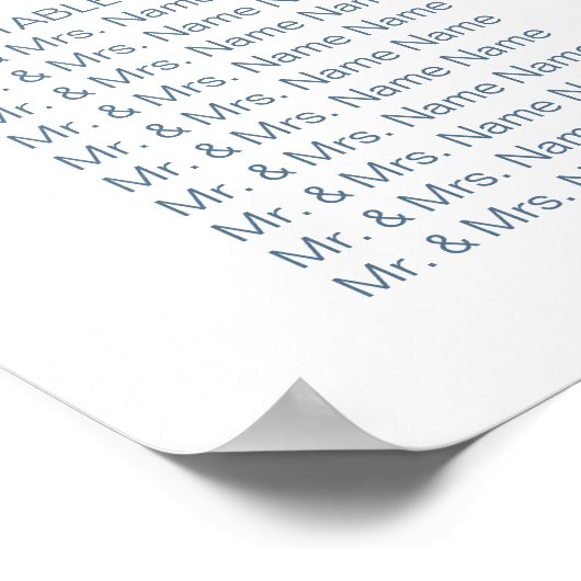 Grafiek met de Florale zitplaats van het Roos Chic Poster (Hoek)