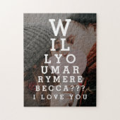 Grafiek met de foto's van de winnaars van het huwe legpuzzel (Verticaal)