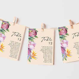 Grafiek met kleurrijke tropische platte peach