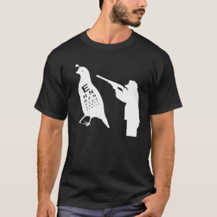 Grafiek met kwarteloog t-shirt