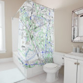 Grafiek met lage hoogte (ELUS1) Douchegordijn (In situ)