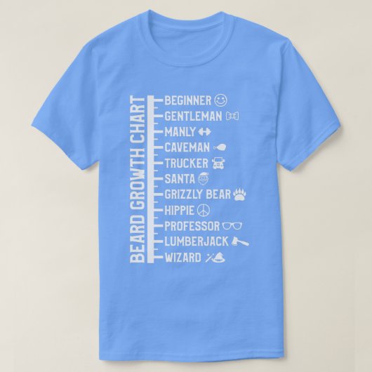 Grafiek met meetgrootte voor meetgrootte voor groo t-shirt (Design voorkant)