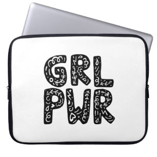 Grafiek met speciale foto's laptop sleeve