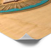 Grafiek met symbolische graden voor Odd Fellows Poster (Hoek)