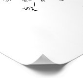 Grafiek met trigonometrie graad- en radioreconvers poster (Hoek)