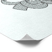 Grafiek met uitleg over hoe u een Necktie kunt Str Poster (Hoek)