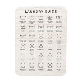 Grafiek met wassymbolen magneet