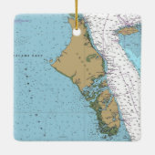 Grafiek op de Bahamas van Andros Keramisch Ornament (Achterkant)