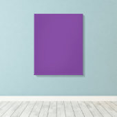 Grafiek Paarse Persoonlijke Violet Kleurachtergron Canvas Afdruk (Insitu (Houten vloer))