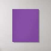 Grafiek Paarse Persoonlijke Violet Kleurachtergron Canvas Afdruk (Voorkant)