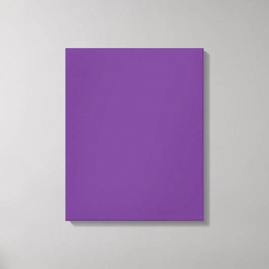 Grafiek Paarse Persoonlijke Violet Kleurachtergron Canvas Afdruk (Voorkant)
