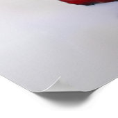 Grafiek Romantic Red Rose Poster (Hoek)