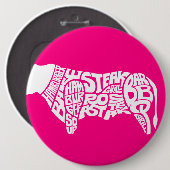 Grafiek rundvlees ronde button 6,0 cm (Voorkant /achterkant)