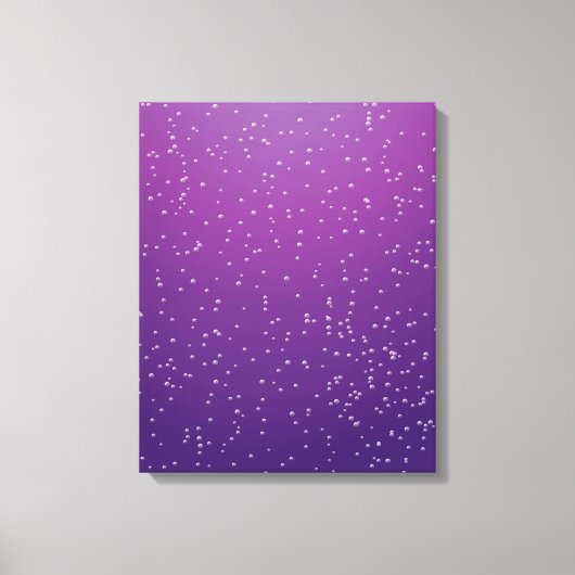 Grafiek Soda met kleine belletjes Achtergrond Art Canvas Afdruk (Voorkant)
